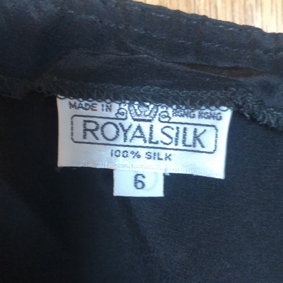 Black Royal Silk camisole size small. - Picture 4 of 6